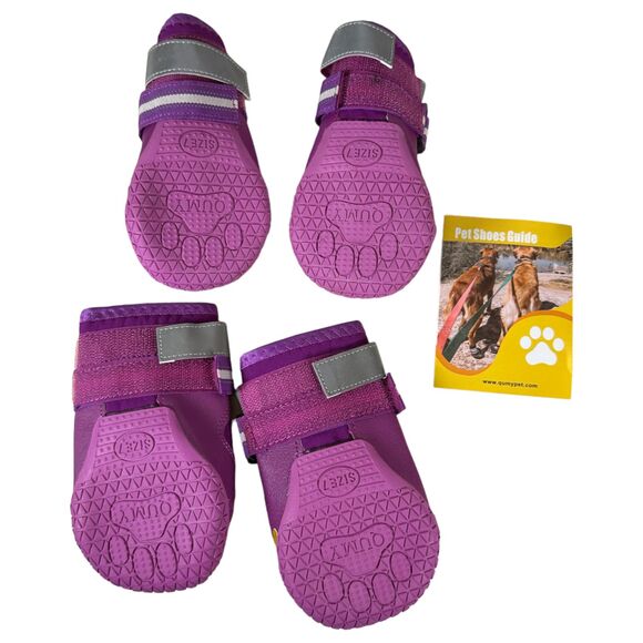 Qumy Other - Purple Dog Shoes by